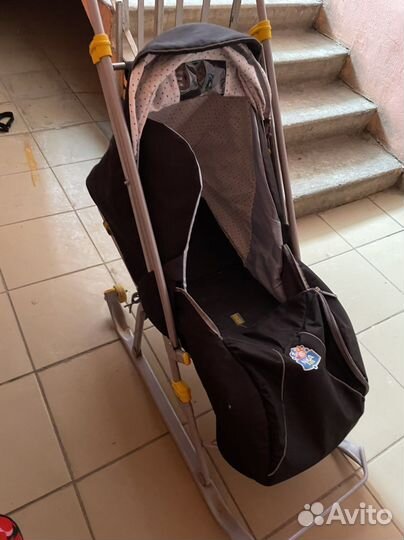 Коляска санки