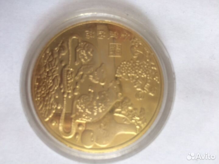 Сувенирная монета год крысы