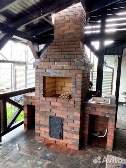 Камины, комплексы барбекю - от проекта до реализац