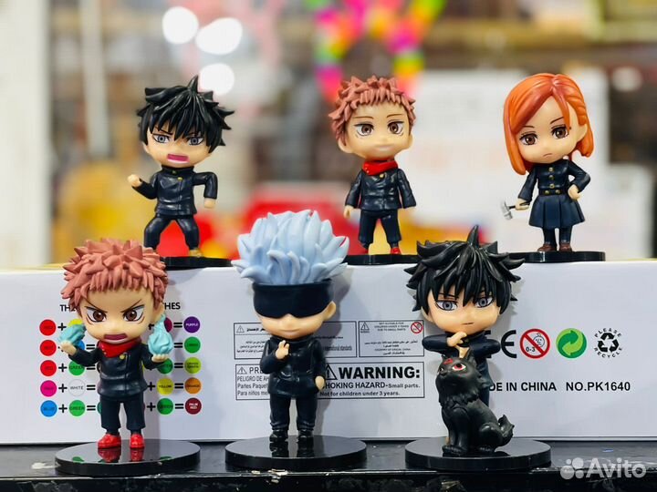 Аниме фигурки джоджо наруто геншин клинок