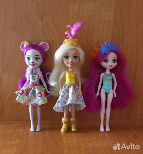 Куклы barbie, Ken, enchantimals (цена за всё)