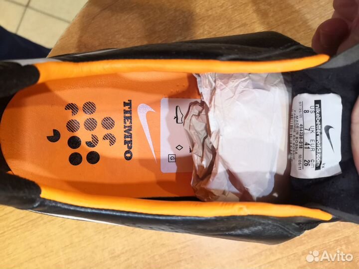 Бутсы nike tiempo 41 размер новые