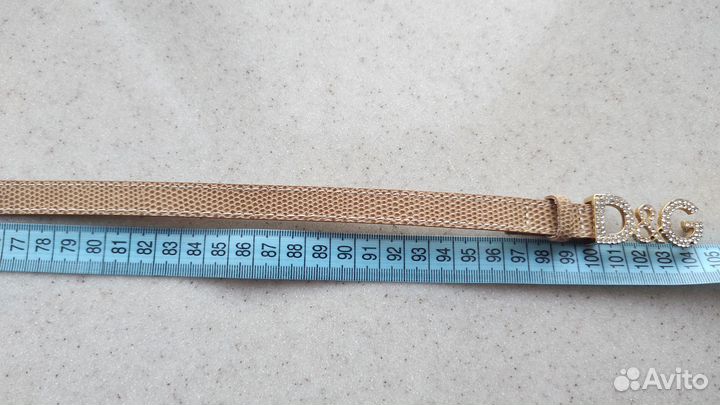 Ремень D&G женский кожаный