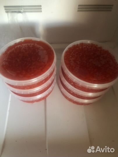 Красная икра кета