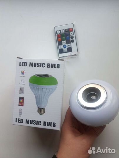 Лампочка - колонка светящаяся новая