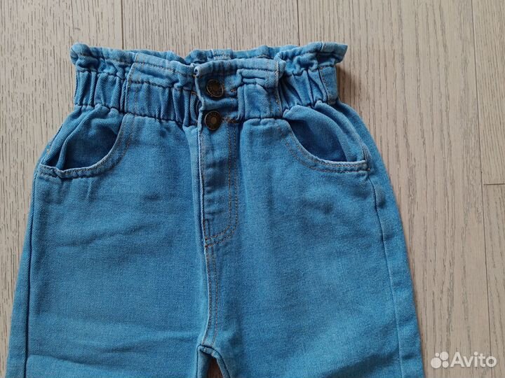 Джинсы zara для девочки 98 см