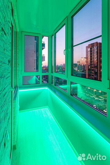 Балконное остекление на заказ