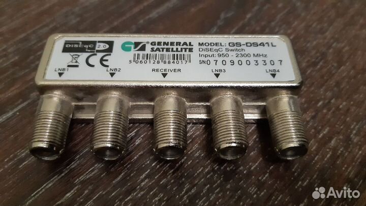 Переключатель disegc General Satellite GS-DS41L