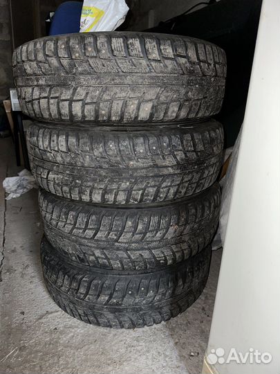 Колеса в сборе зимняя резина r14 renault logan