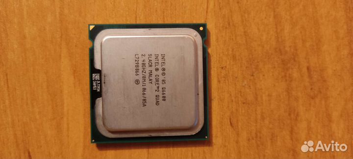Процессор core 2 quad q6600, озу DDR2 4 gb