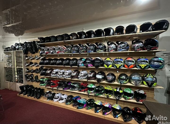 Мотошлем кроссовый на мото квадроцикл питбайк