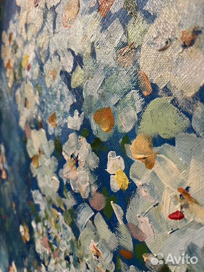 Картина маслом на холсте цветы