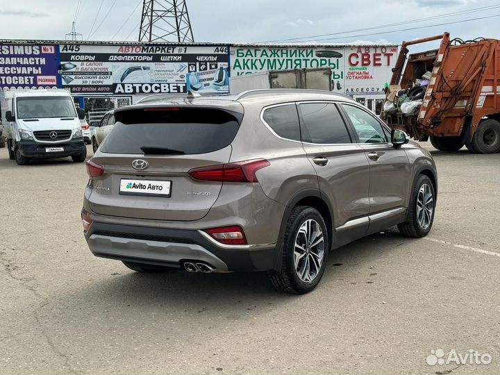 Hyundai Santa Fe 2.2 AT, 2019, 133 797 км