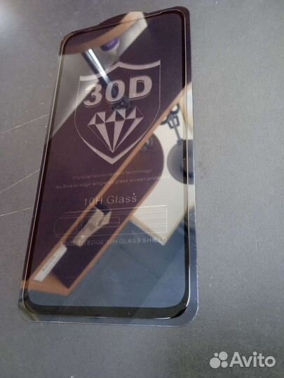 Чёрное стекло Honor P40 Lite