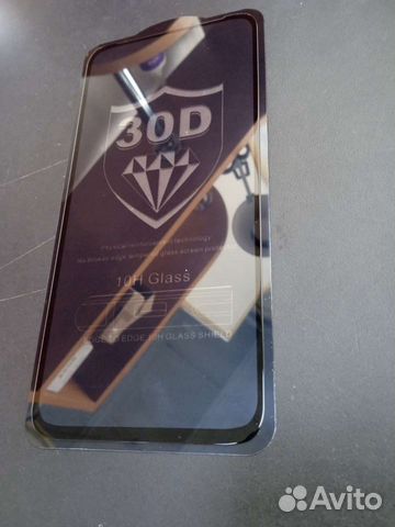 Чёрное стекло Honor P40 Lite