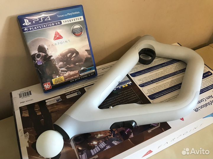 PlayStation 4 VR Aim controller + игра Farpoint