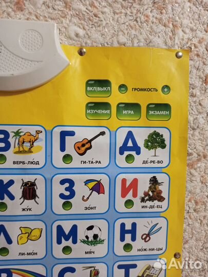 Говорящая азбука плакат