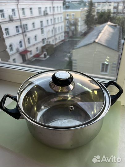 Кастрюля из нержавейки 5 литров
