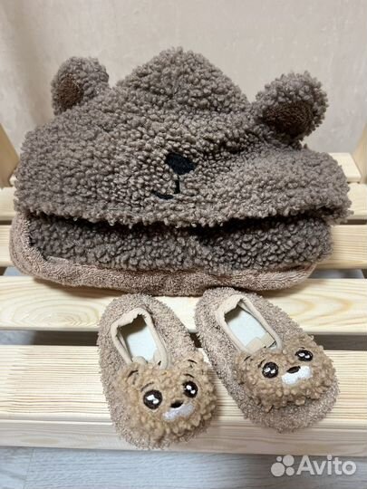 Полотенце пончо детское