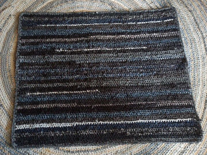 Коврик джинсовый