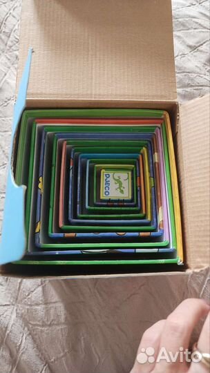 Пирамидка из кубиков Djeco