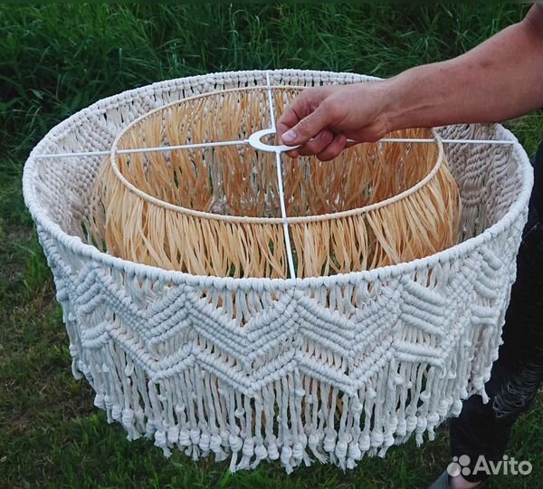 Абажур макраме