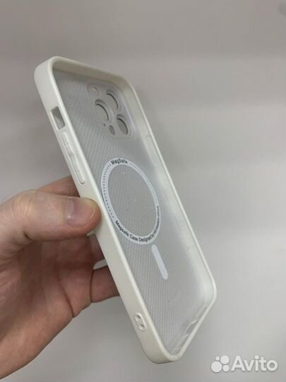 Чехол стеклянный Magsafe iPhone 13 ProMax