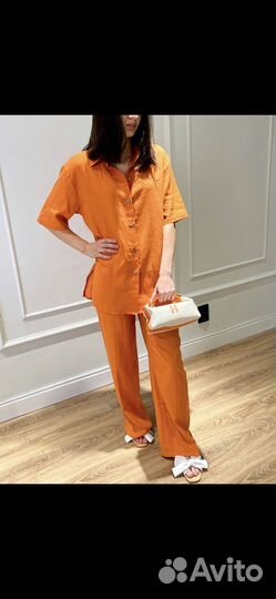 Костюм брючный лен