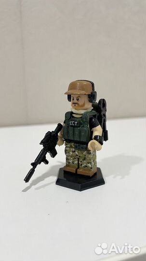 Лего минифигурка бойца спецназа вс США (ссt)