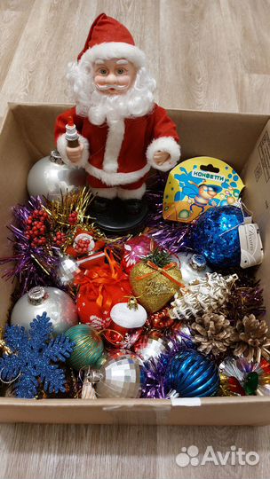 Новогодние украшения пакетом