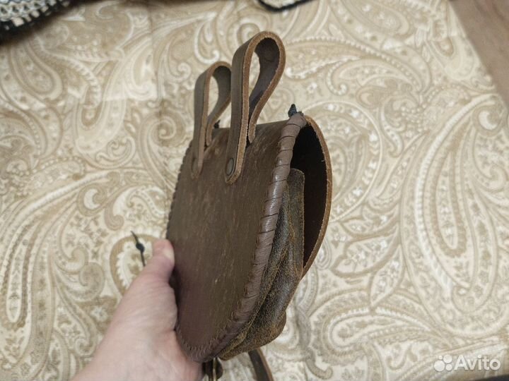 Сумка на ремень ручная работа