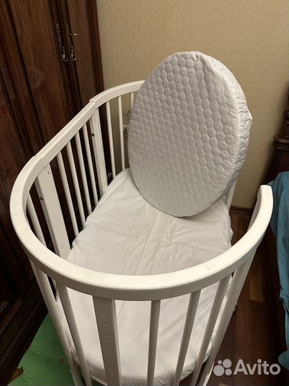 Кроватка трансформер с маятником 8в1