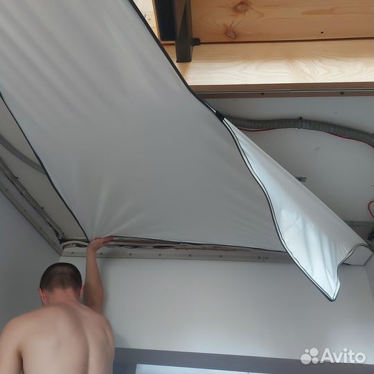 Натяжные потолки ремонт