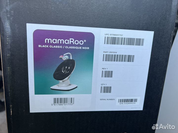 Mamaroo 4moms качели