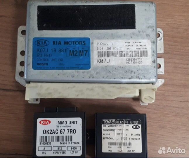 Эбу K07J18881, эбу K08H FED EU