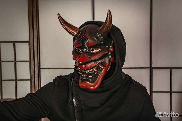 Красная Японская Маска Они