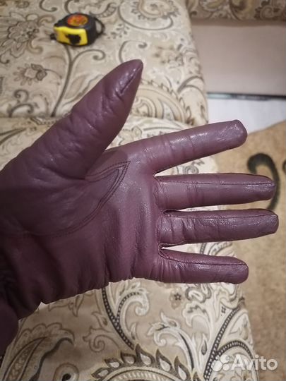 Перчатки женские кожаные 6.5