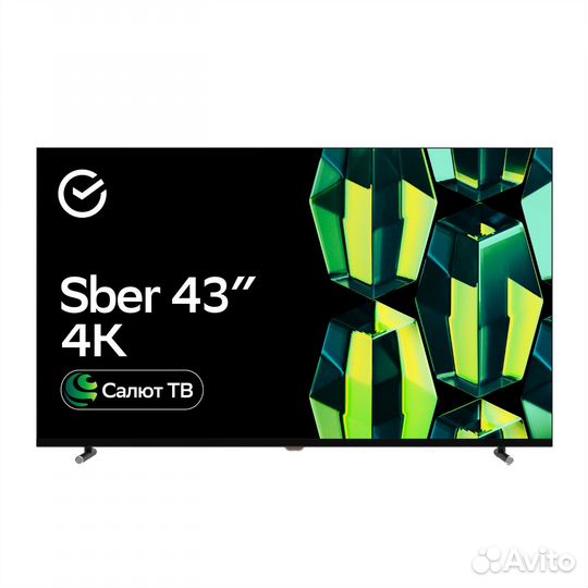 Телевизор новый sber 43