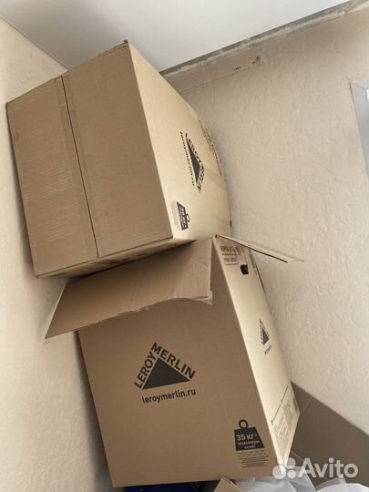 Коробки для переезда леруа мерлен бу 1 раз