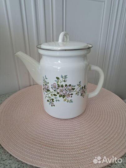 Кофейник эмалированный СССР