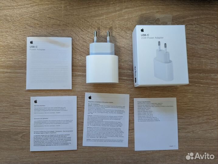 Блок питания Apple 20w USB-C