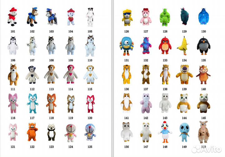 Продажа И аренда ростовые куклы