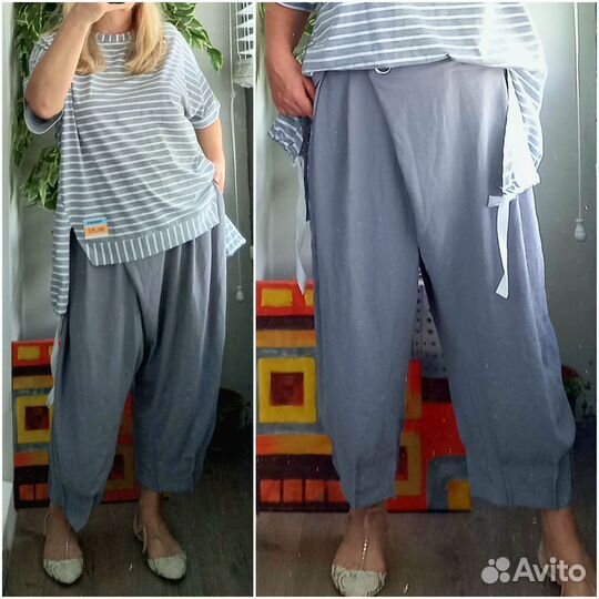 Стильные креативные брюки 56/58