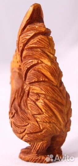 Статуэтка Петух - Нэцкэ из Дерева Самшит ru*364