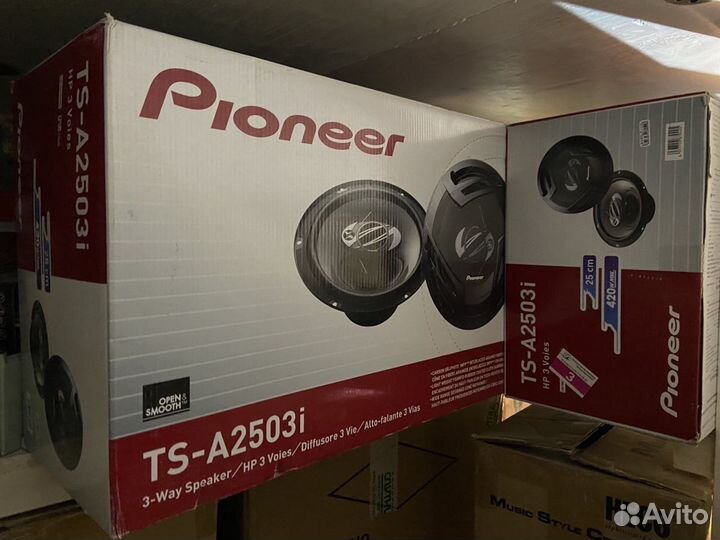 Колонкии Pioneer и усилитель yamaha