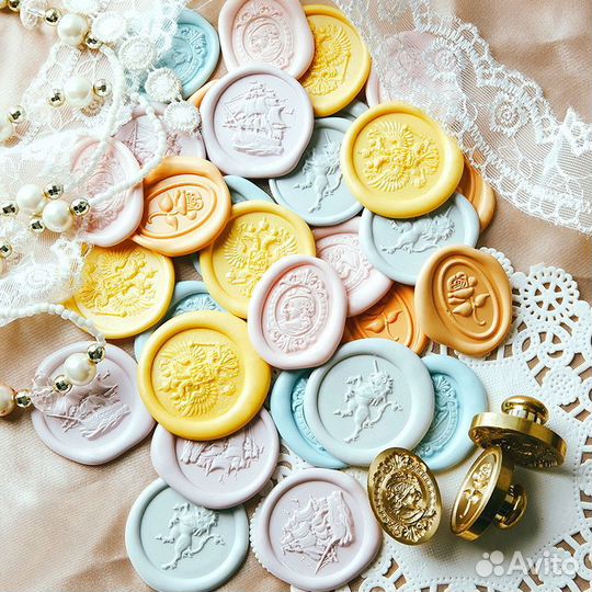 Сургучная печать с изображением 3D \ 2D графикой