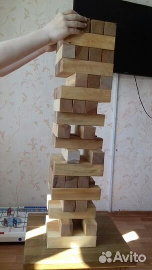 Мега Дженга Падающая башня 4х4