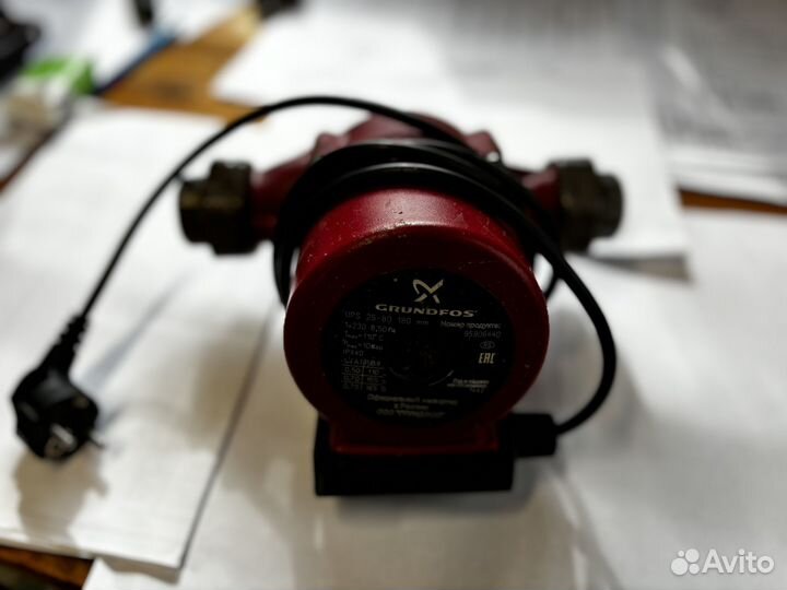 Насос grundfos UPS25-80 180mm