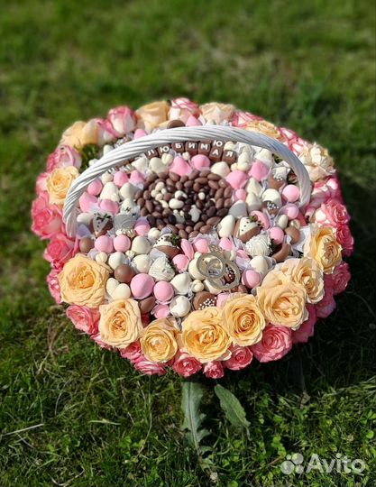 Букет из клубники в шоколаде