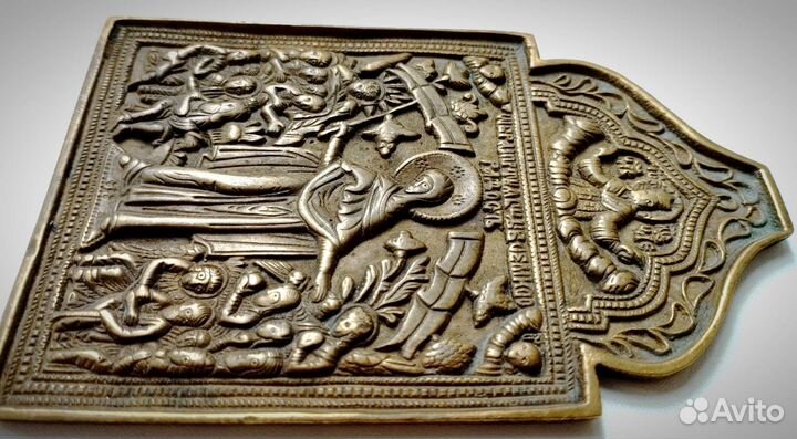 Икона медь 19 век